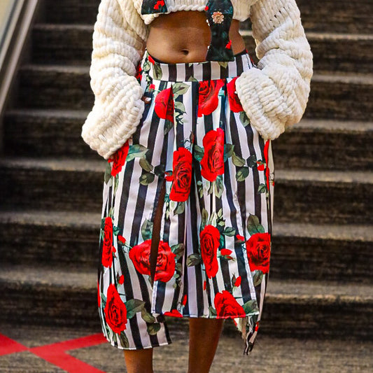 Peoria Fashion Week Floral Skirt Design