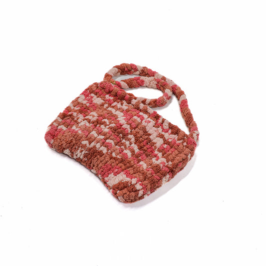 Pink Multi Crochet Shoulder Bag