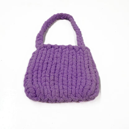Lavender Crochet Handbag