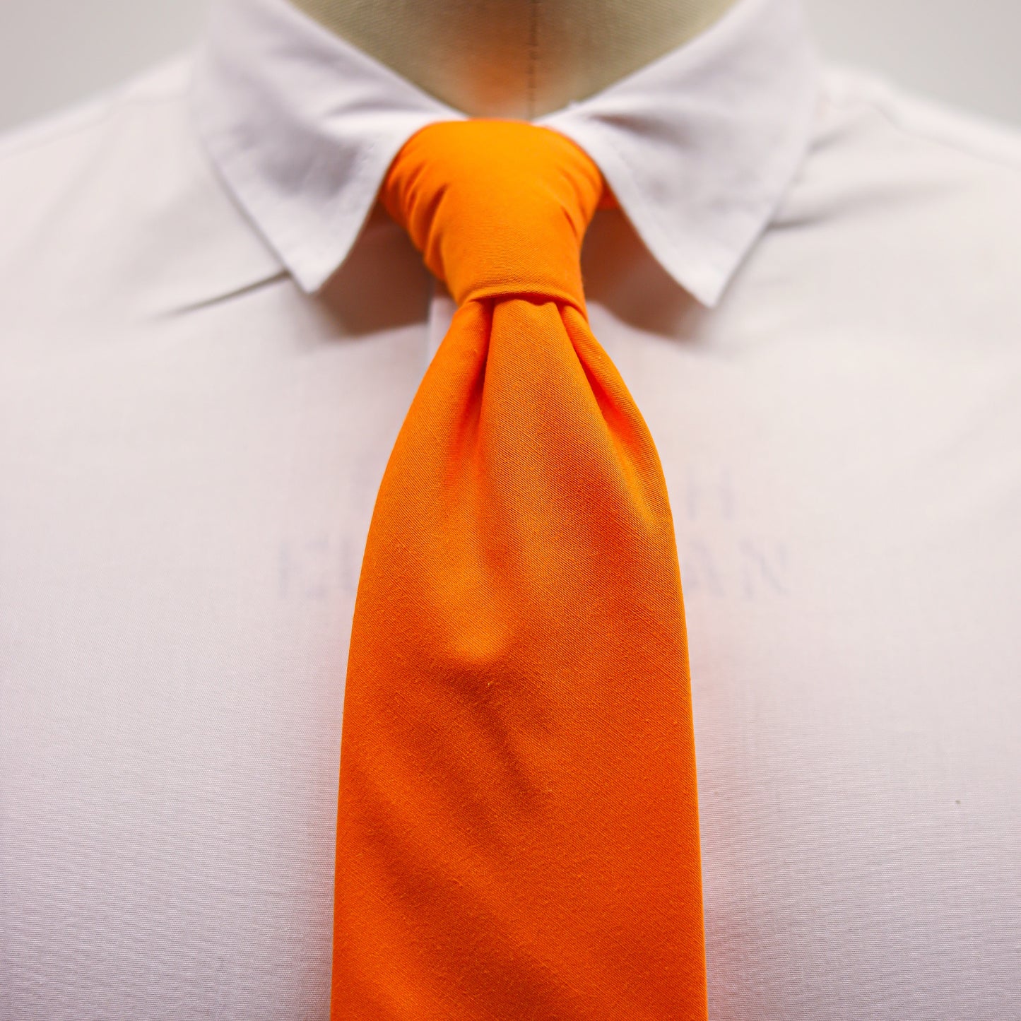 Cotton Necktie Orange
