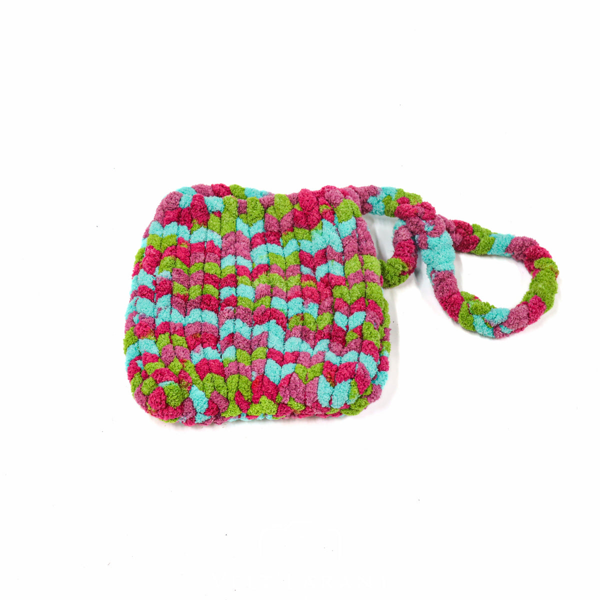 Multi-Color Crochet Handbag