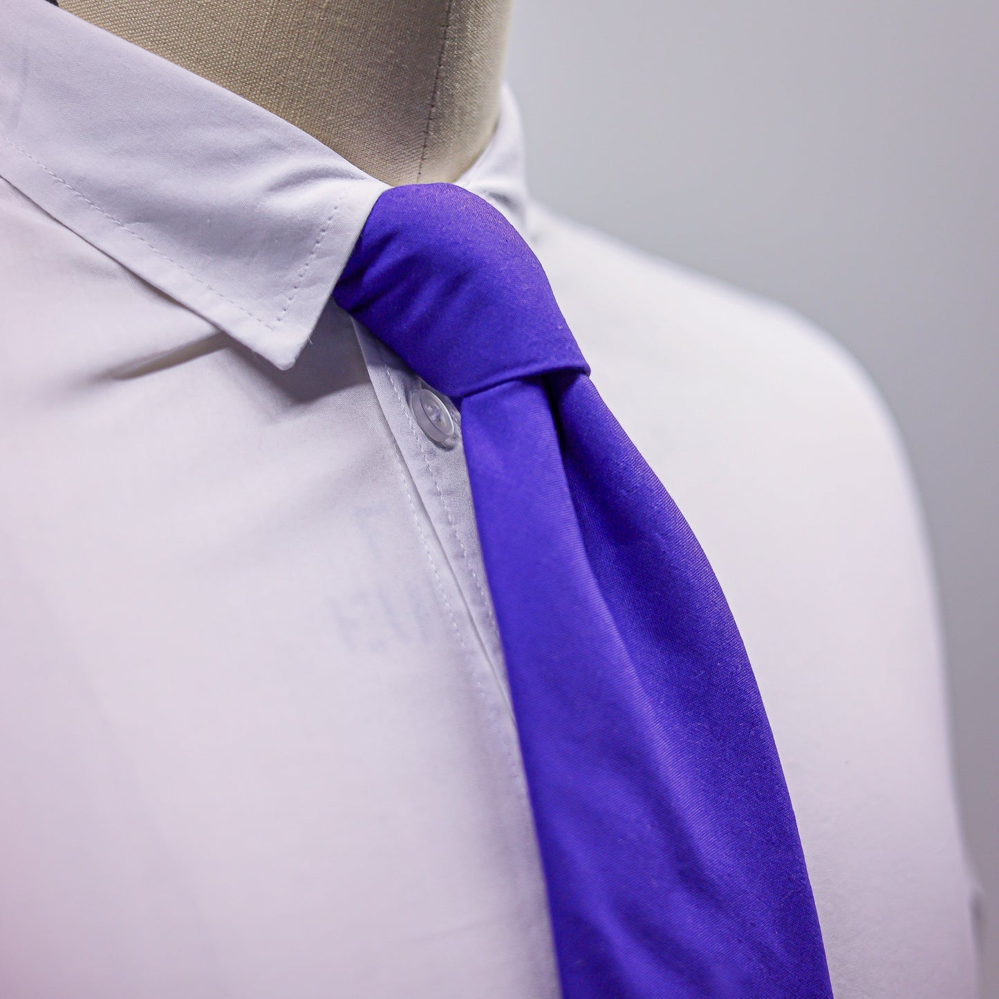 Cotton Necktie Purple