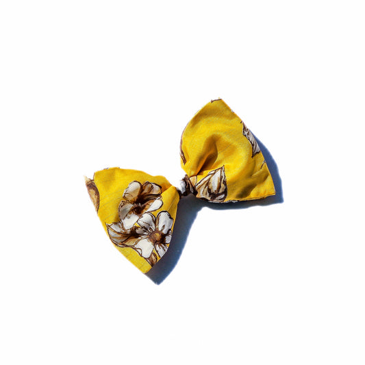 The Golden Girl Hair Bow