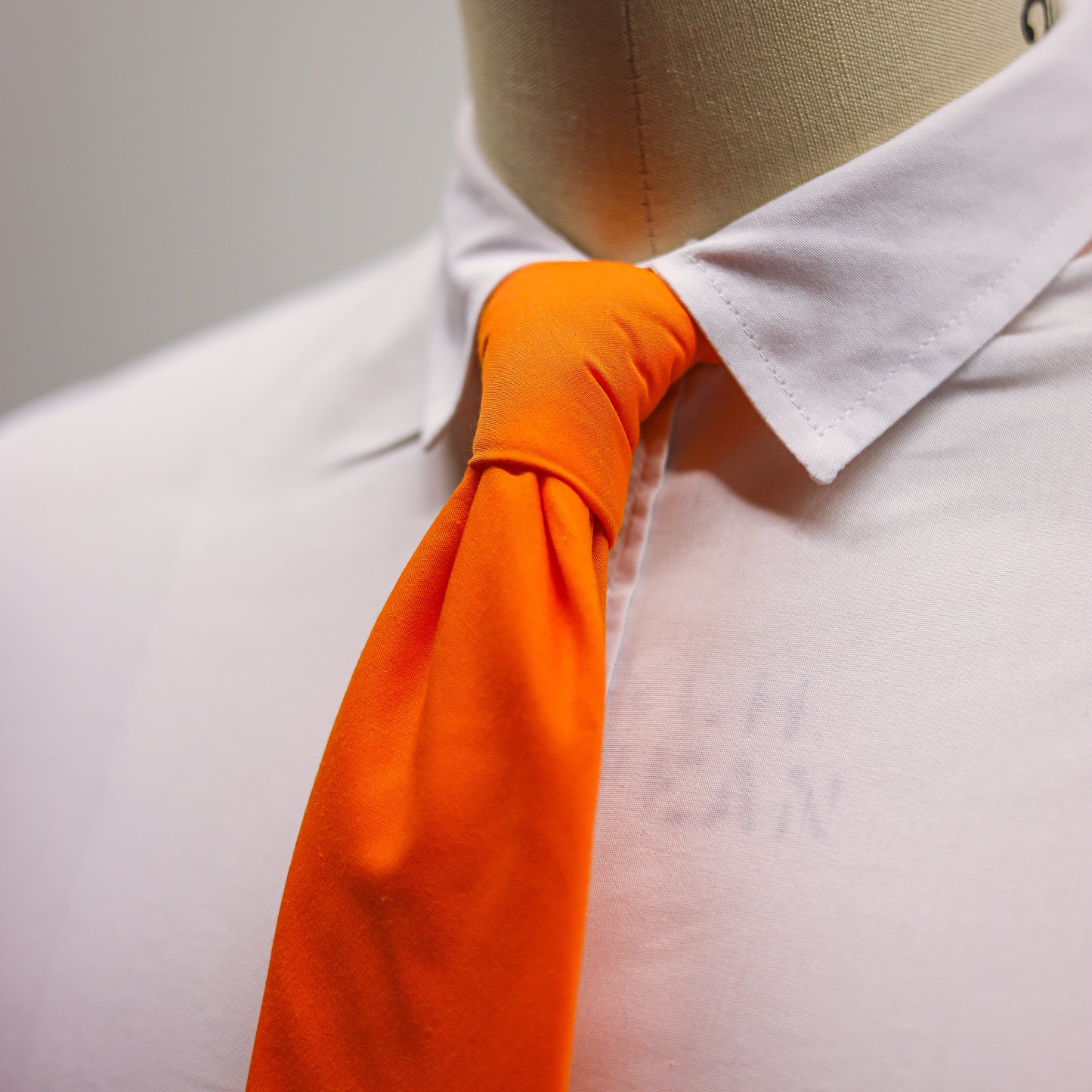 Cotton Necktie Orange
