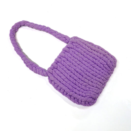 Lavender Crochet Handbag