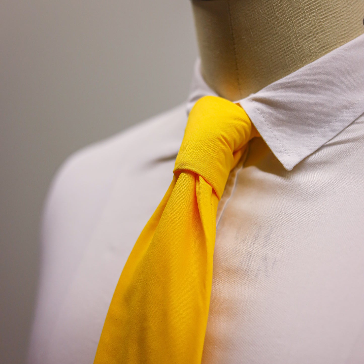 Cotton Necktie Yellow