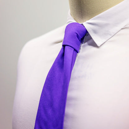 Cotton Necktie Purple
