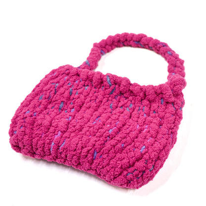 Pink Crochet Shoulder Bag