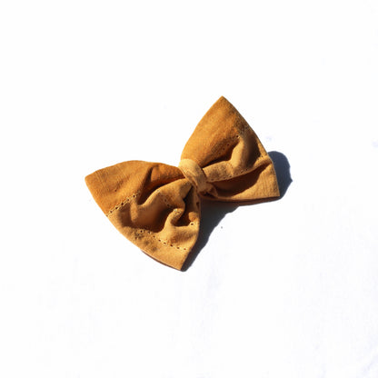 The Saffron Hair Bow