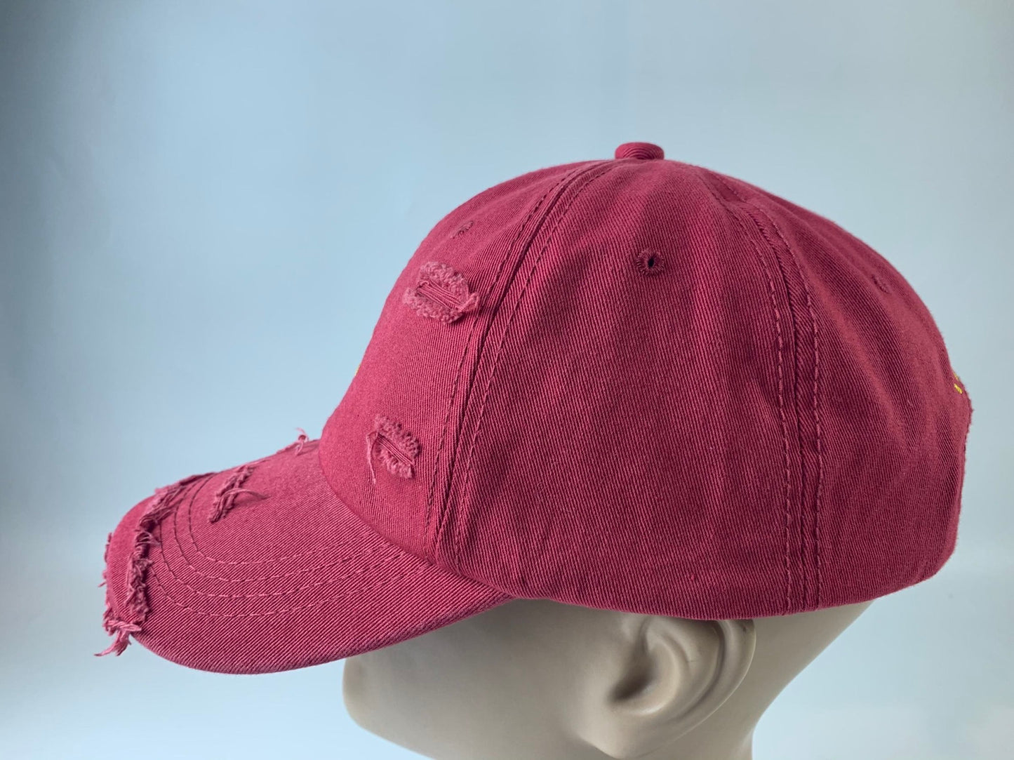 VL Dad Hat (Red with Gold)