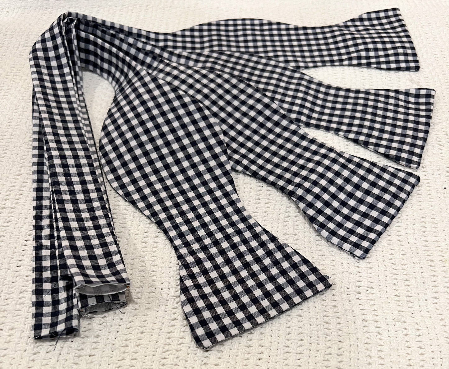 Gingham Bow tie