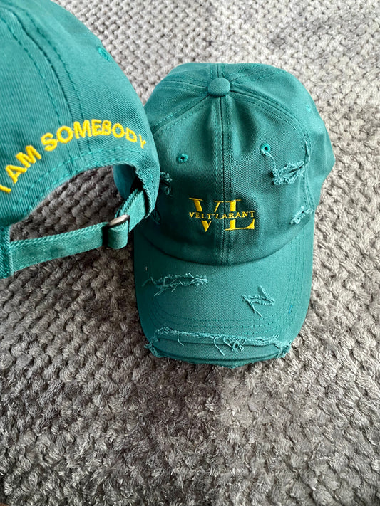 VL Dad Hat (Teal with Gold)